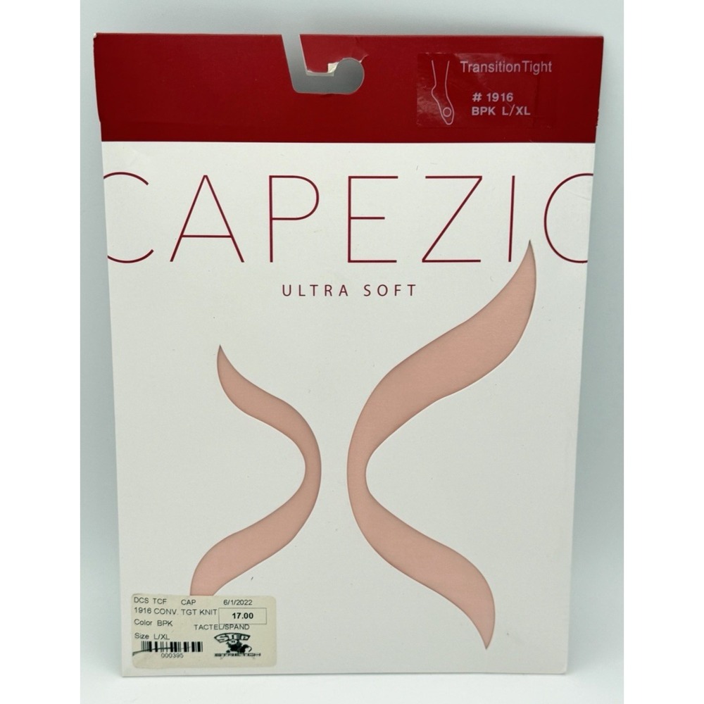 Capezio Ultra Soft Transition Tight 1916 Size Large XL L/XL Pink D22 New